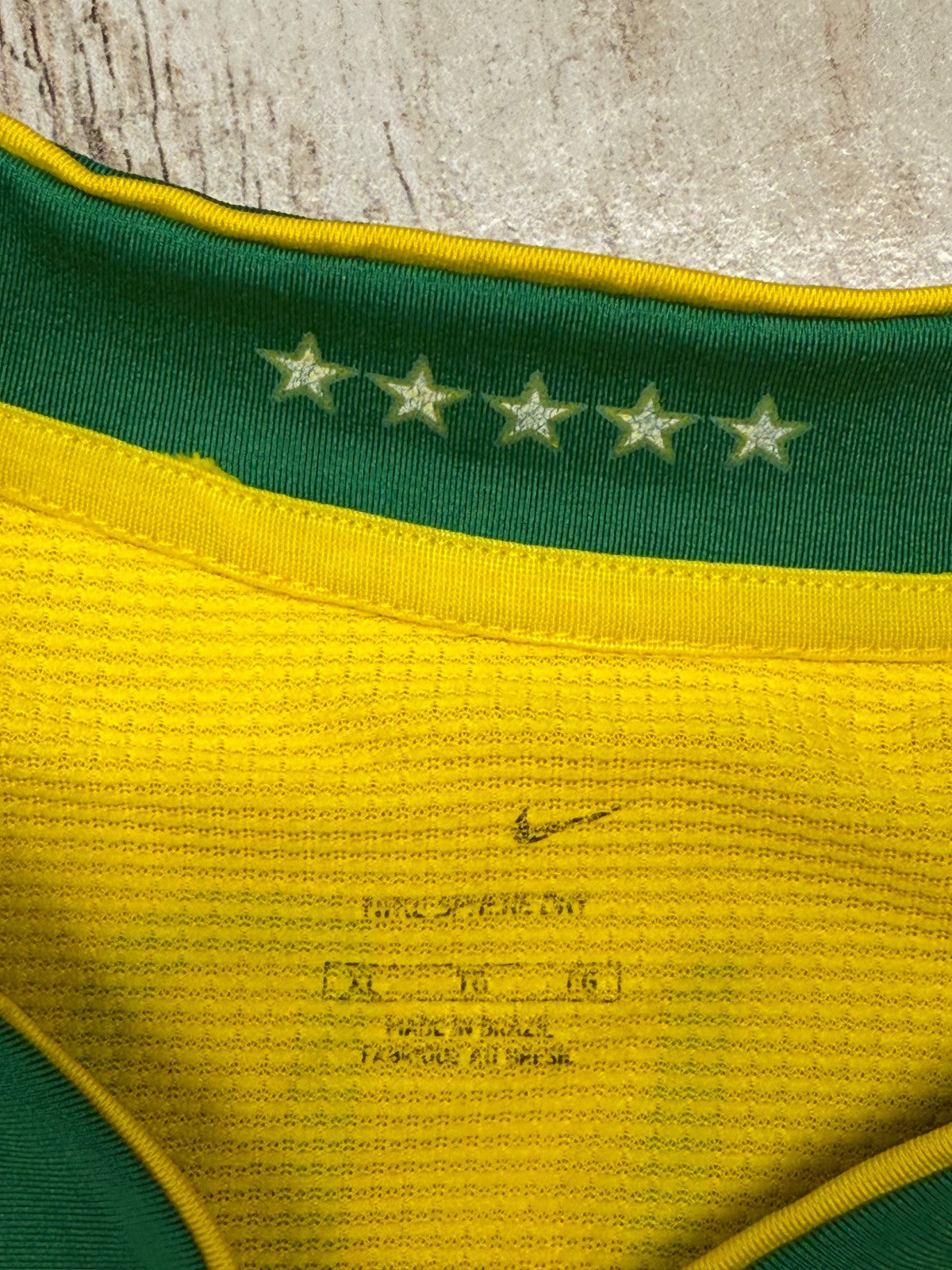 maglia calcio vintage Brasile Ronaldinho Brazil Nike 2006 World Cup Mondiali XL
