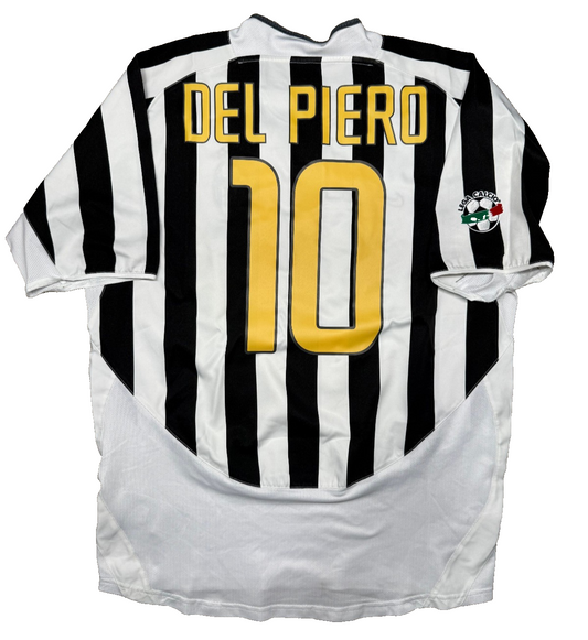 maglia calcio vintage Del Piero Juventus 2003 2004 Serie A Nike Fastweb home M