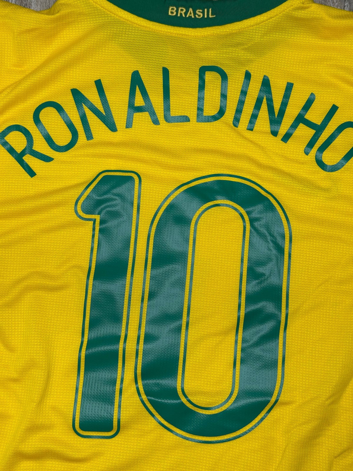 maglia calcio vintage Brasile Ronaldinho Brazil Nike 2006 World Cup Mondiali XL