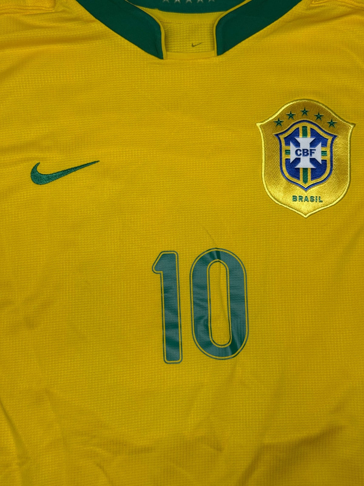 maglia calcio vintage Brasile Ronaldinho Brazil Nike 2006 World Cup Mondiali XL