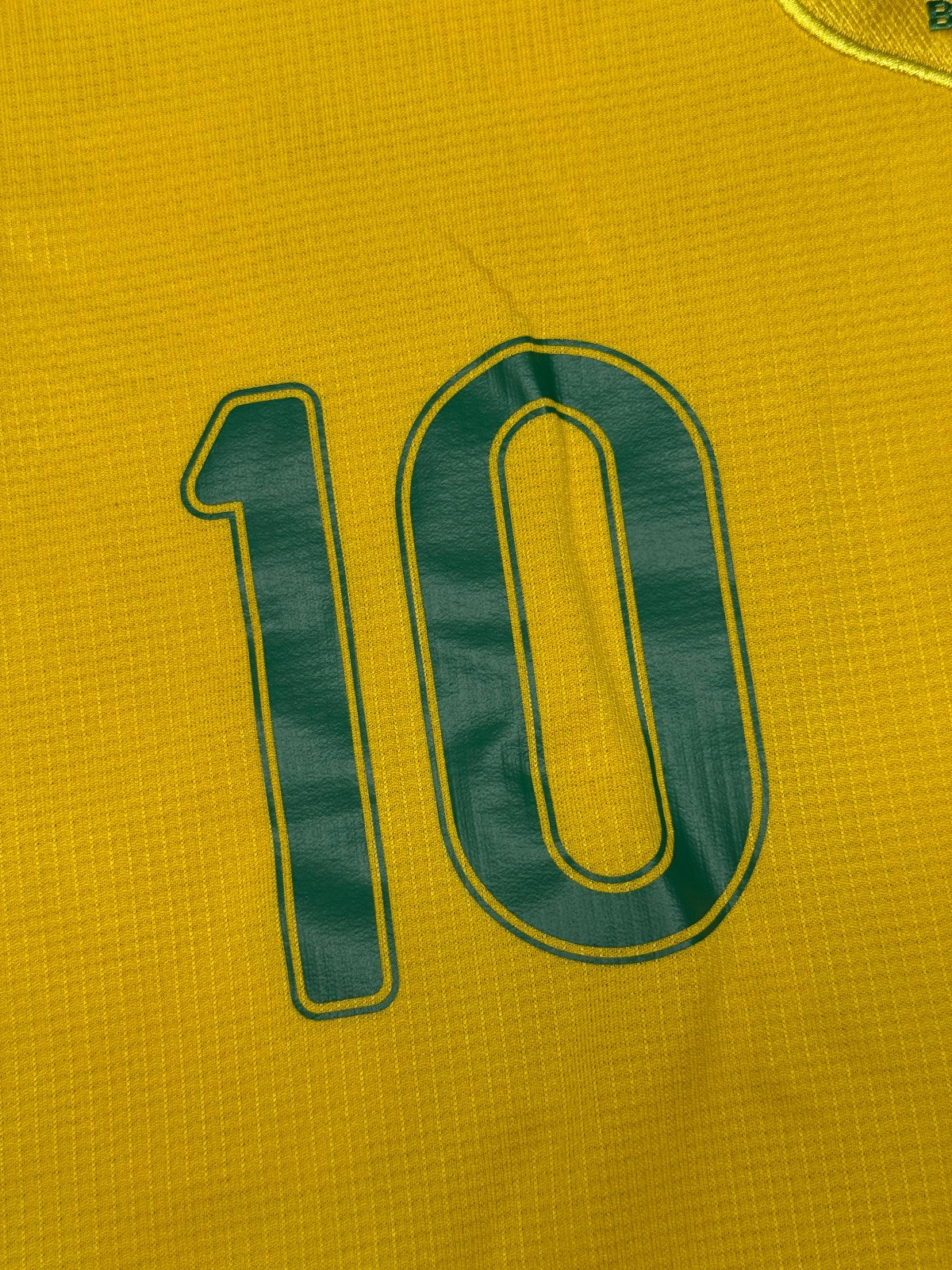 maglia calcio vintage Brasile Ronaldinho Brazil Nike 2006 World Cup Mondiali XL