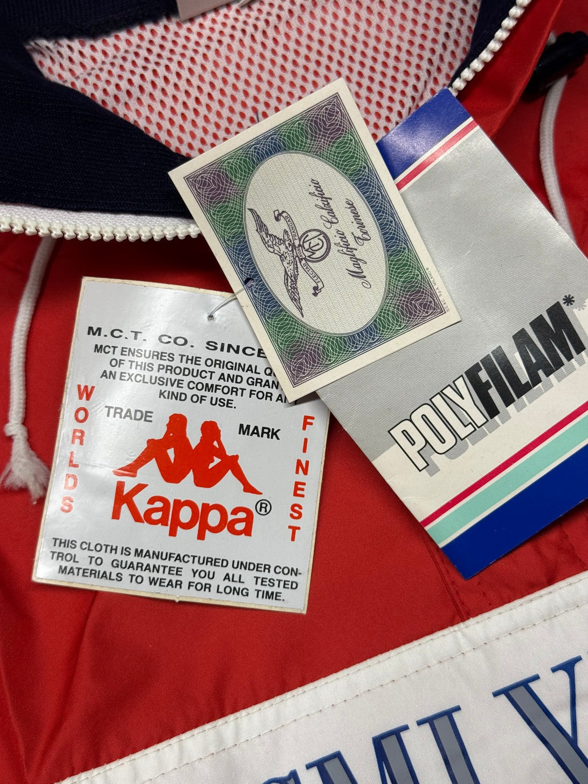 USA 98 Kappa Windbreaker Vintage Originale Nuova con Etichette olympiad 1984 LA