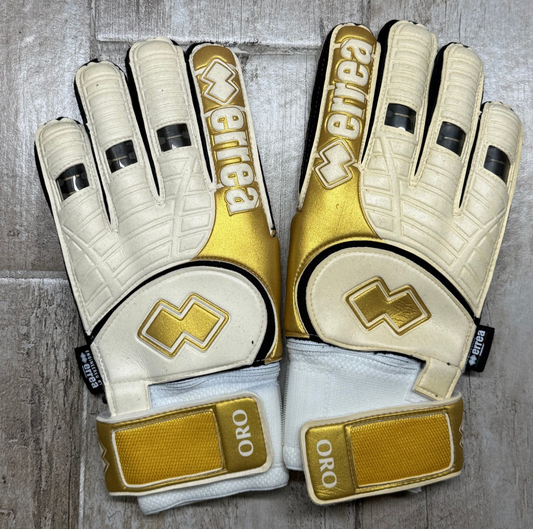 guanti portiere Luca Bucci Parma Erreà Goalkeeper gloves vintage 2003 size 9.5