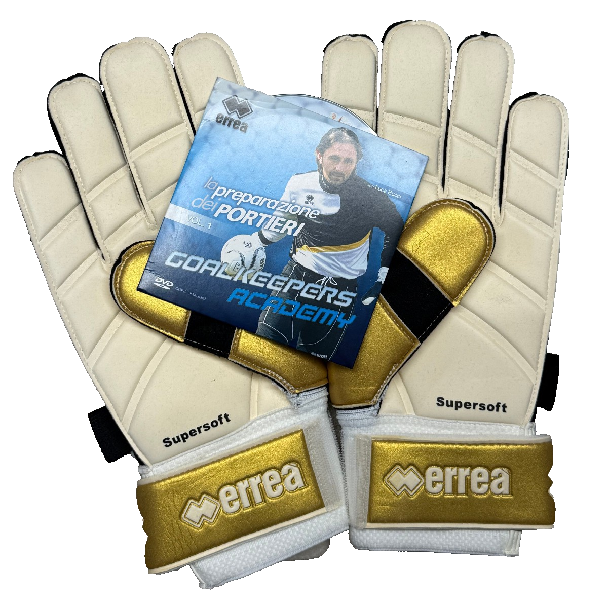 guanti portiere Luca Bucci Parma Erreà Goalkeeper gloves vintage 2003 size 9.5
