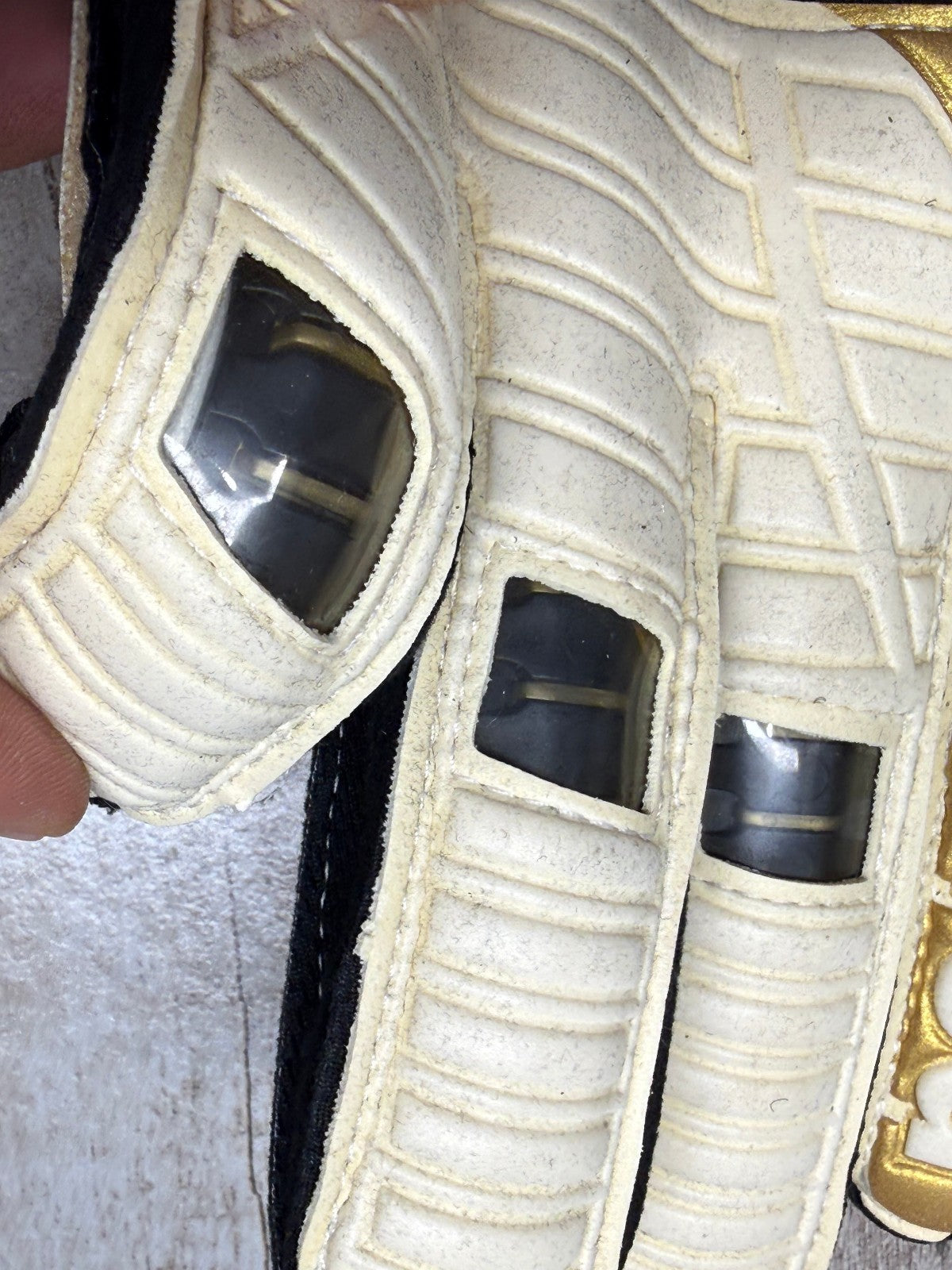 guanti portiere Luca Bucci Parma Erreà Goalkeeper gloves vintage 2003 size 9.5