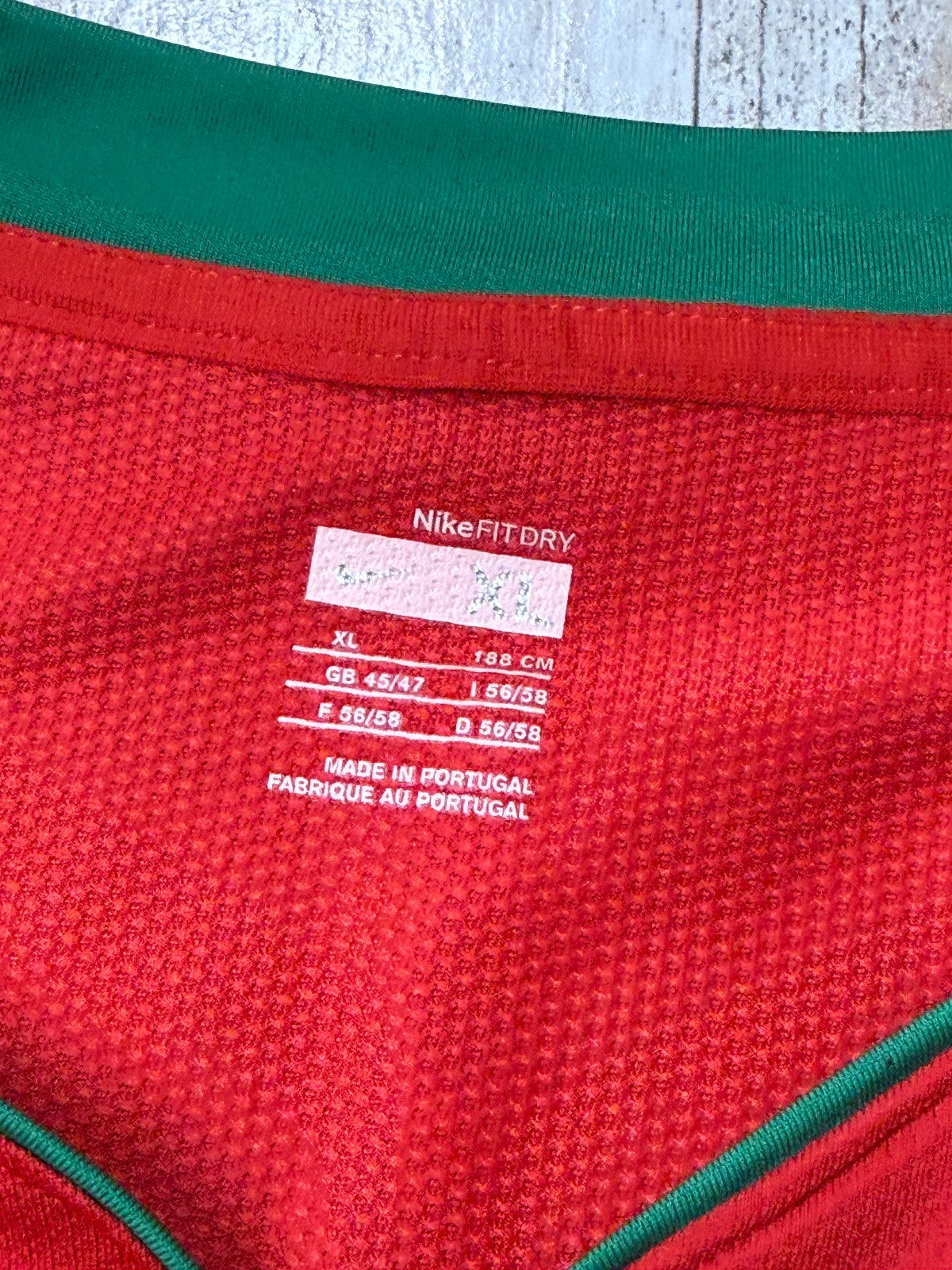 Portugal Nike 2006 World Cup Deco #20 Maglia Home Jersey Football XL
