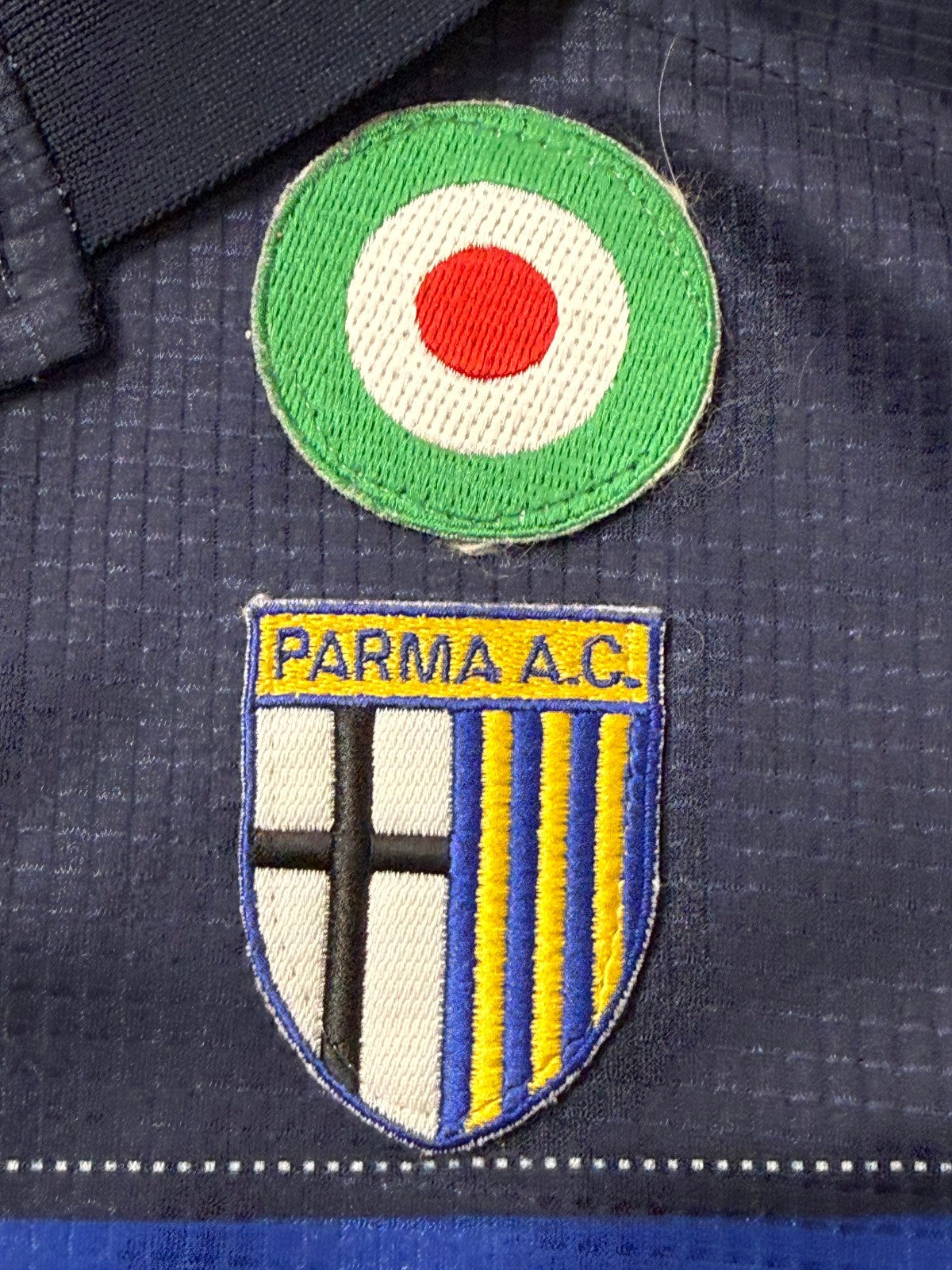 Parma Calcio 1999/00 Champion Third Jersey Cannavaro #17 Parmalat Vintage L