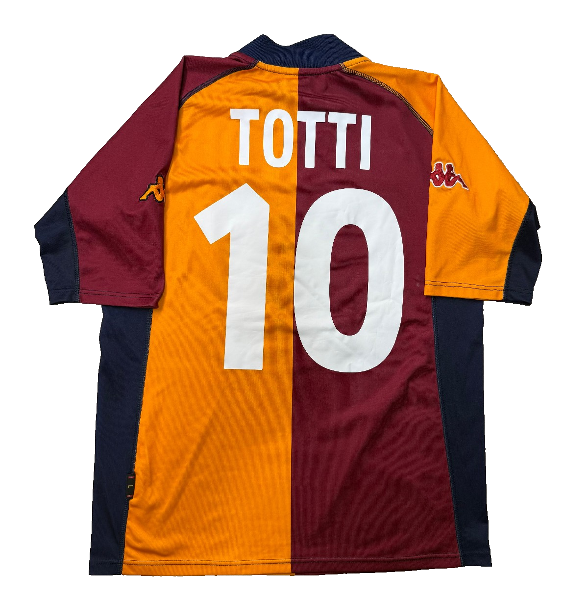 AS Roma Kappa 2001/02 Champions League Totti #10 Maglia Jersey INA Assitalia L