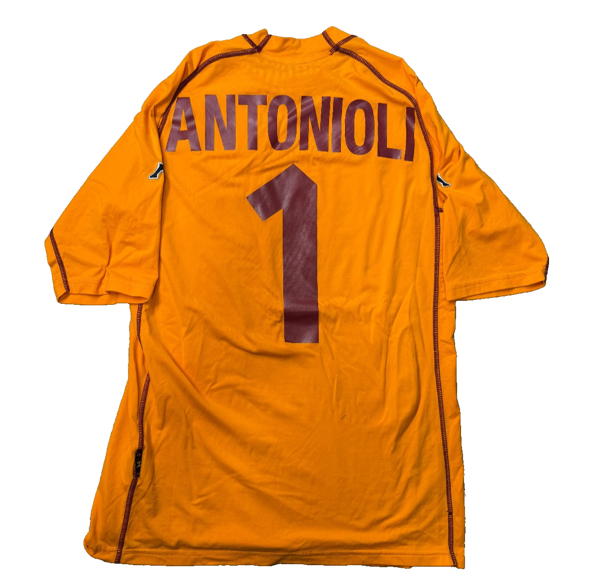AS Roma Kappa 2000/01 Portiere Antonioli #1 Maglia GK Scudetto Vintage M