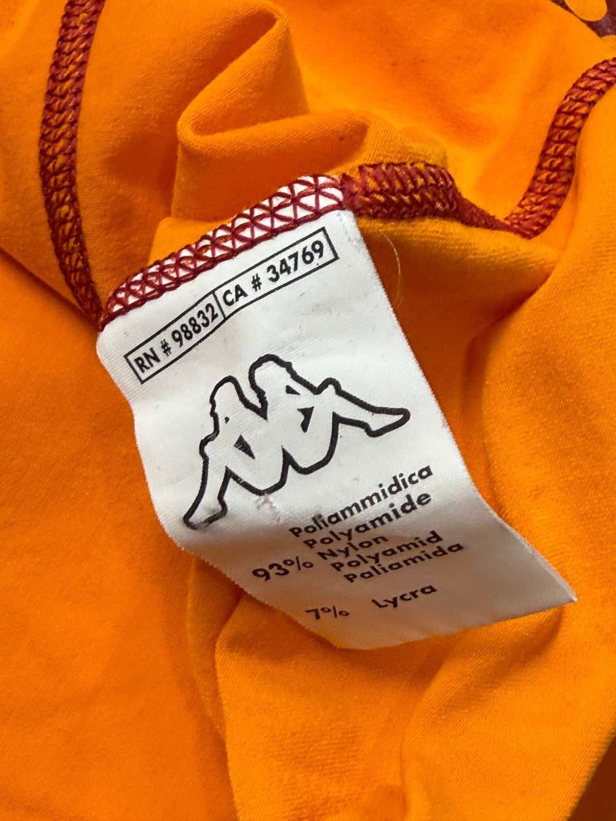 AS Roma Kappa 2000/01 Portiere Antonioli #1 Maglia GK Scudetto Vintage M