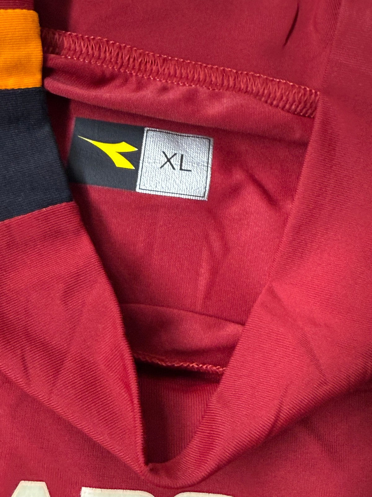 AS Roma Diadora 2004/05 Seppani #16 Mazda Maglia Home Jersey Vintage XL