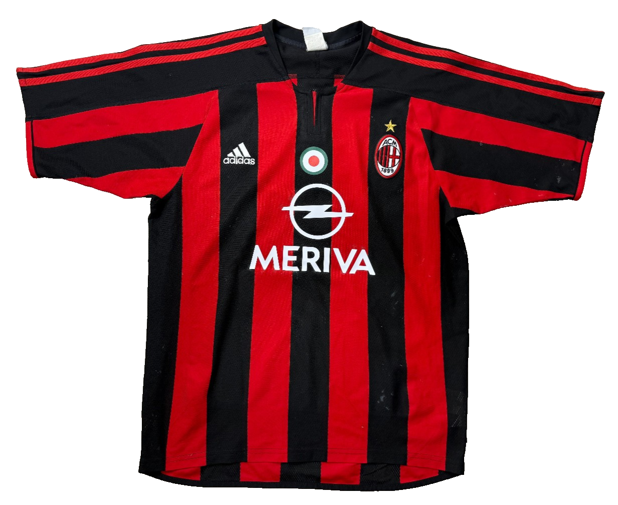 AC Milan Adidas 2003/04 Shevchenko #7 Meriva Maglia Home Jersey Vintage S