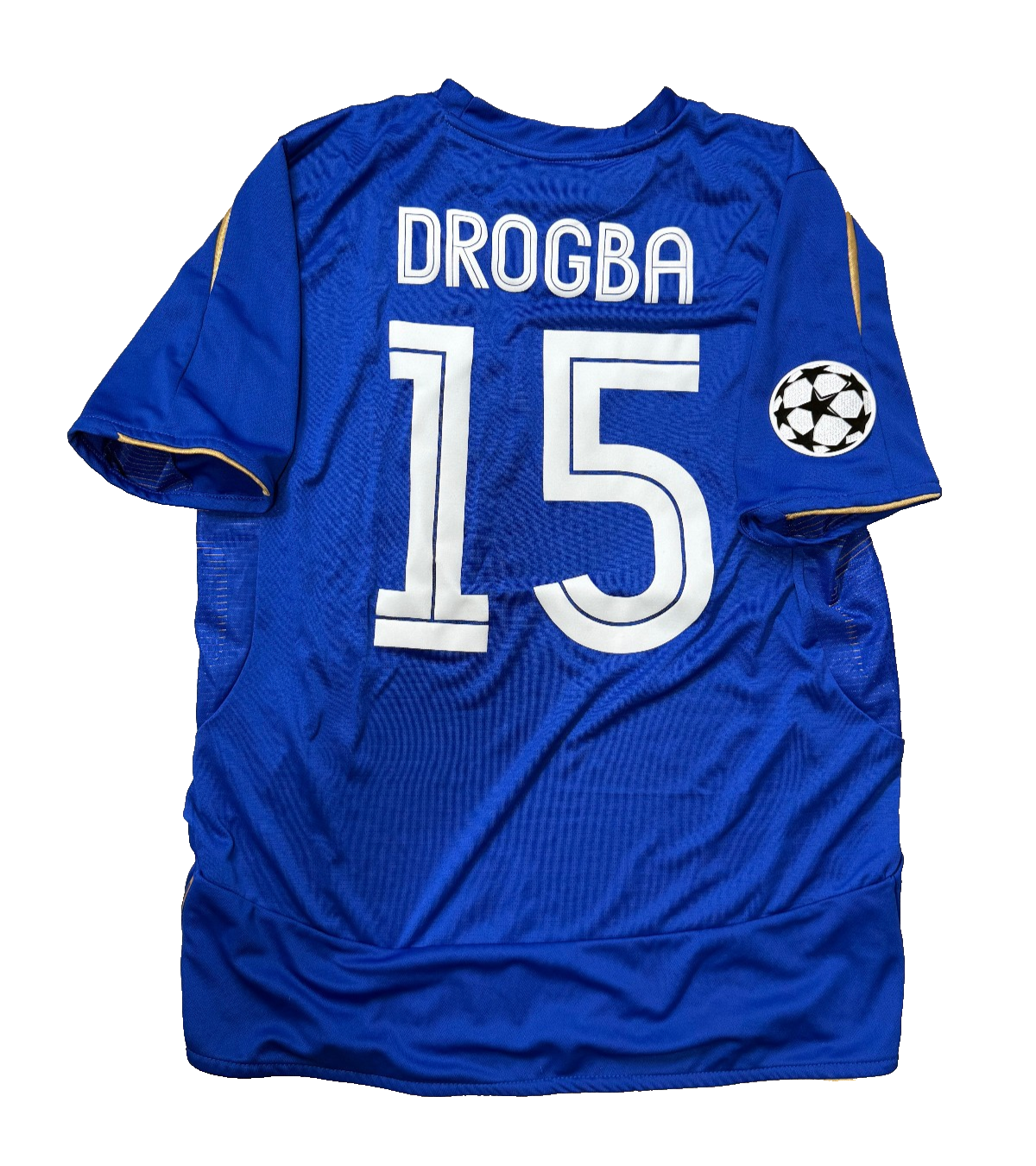 Chelsea Umbro 2005/06 Drogba #15 Champions League Samsung Maglia Jersey L