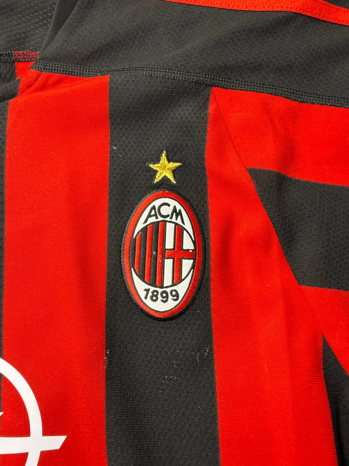 AC Milan Adidas 2003/04 Shevchenko #7 Meriva Maglia Home Jersey Vintage S