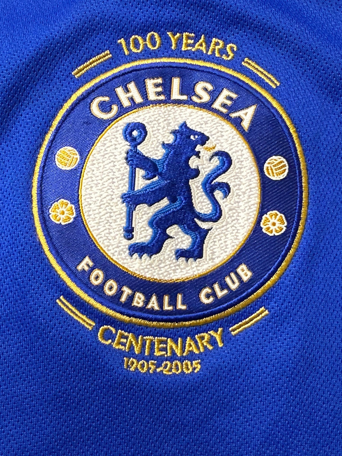 Chelsea Umbro 2005/06 Drogba #15 Champions League Samsung Maglia Jersey L