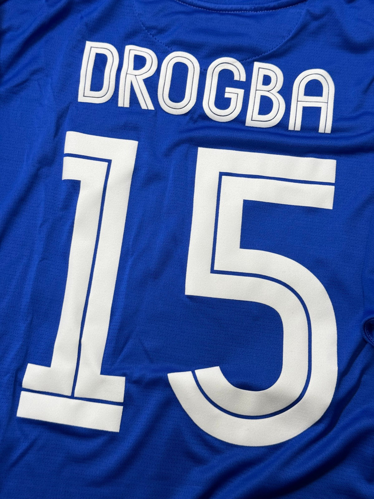 Chelsea Umbro 2005/06 Drogba #15 Champions League Samsung Maglia Jersey L