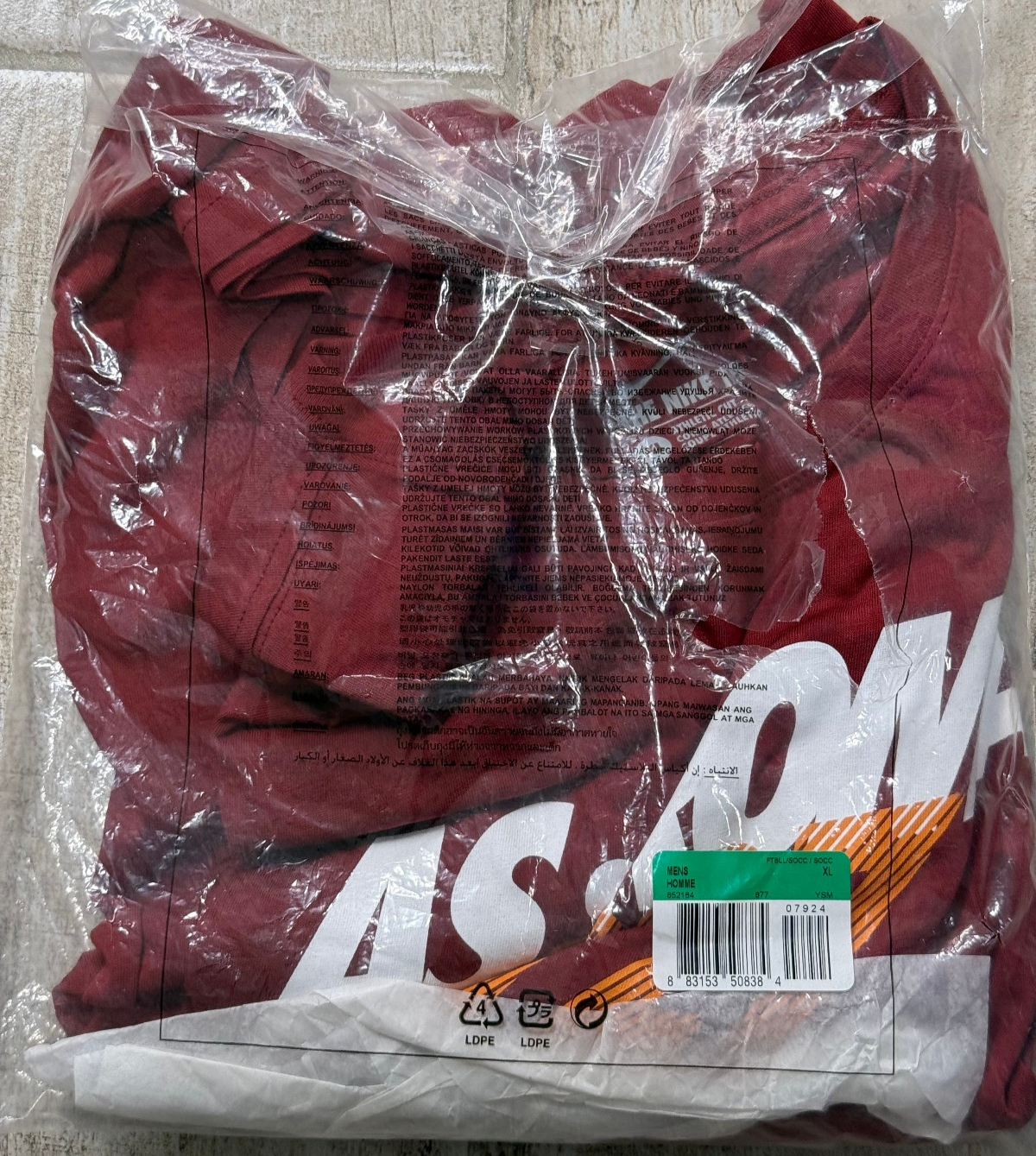 Maglia As roma shirt Jersey training NIKE 2014 2015 tee XL TOTTI