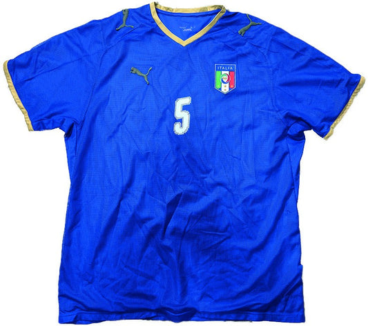 maglia calcio vintage Italia EURO 2008 store CANNAVARO home PUMA M
