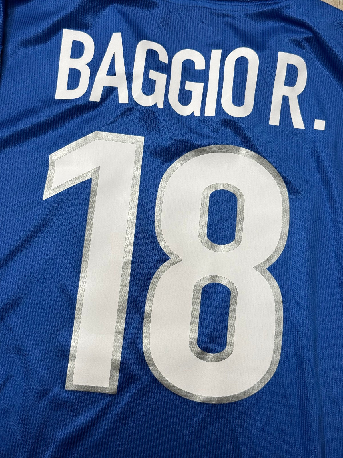 maglia calcio vintage Nike Italia Italy FIFA World Cup BAGGIO 1998 Dri FIT XL