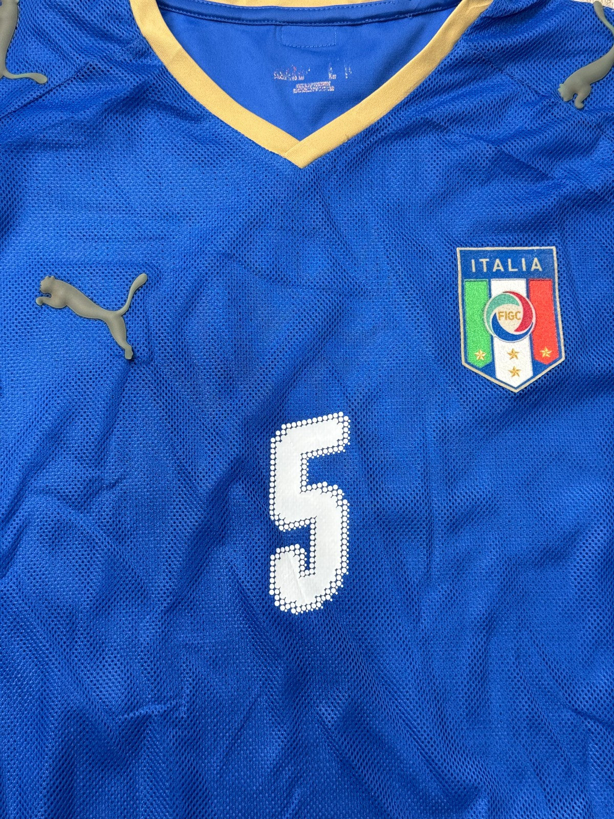 maglia calcio vintage Italia EURO 2008 store CANNAVARO home PUMA M