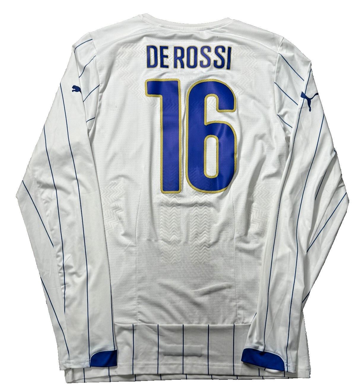 maglia calcio vintage Italia DE ROSSI World Cup 2014 Brasil PUMA player issue XL