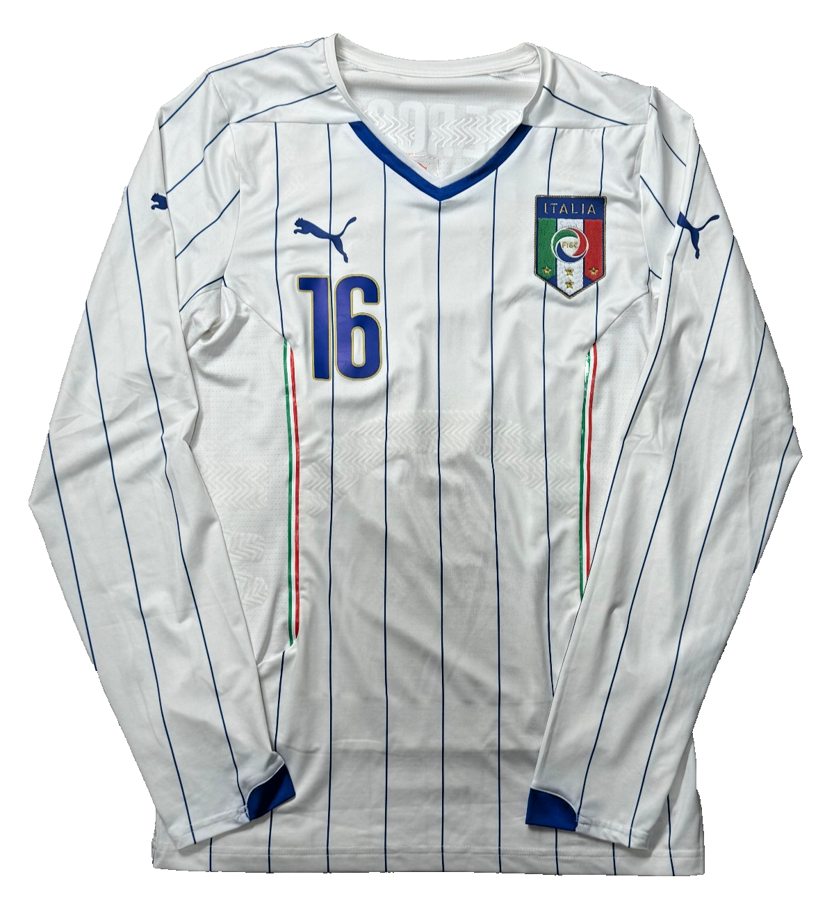 maglia calcio vintage Italia DE ROSSI World Cup 2014 Brasil PUMA player issue XL