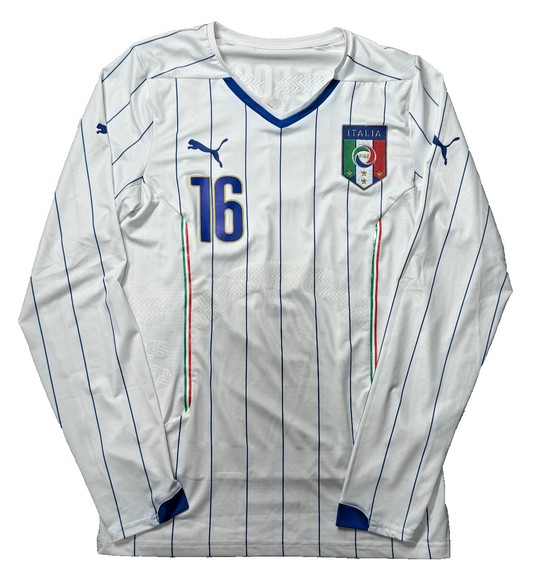 maglia calcio vintage Italia DE ROSSI World Cup 2014 Brasil PUMA player issue XL