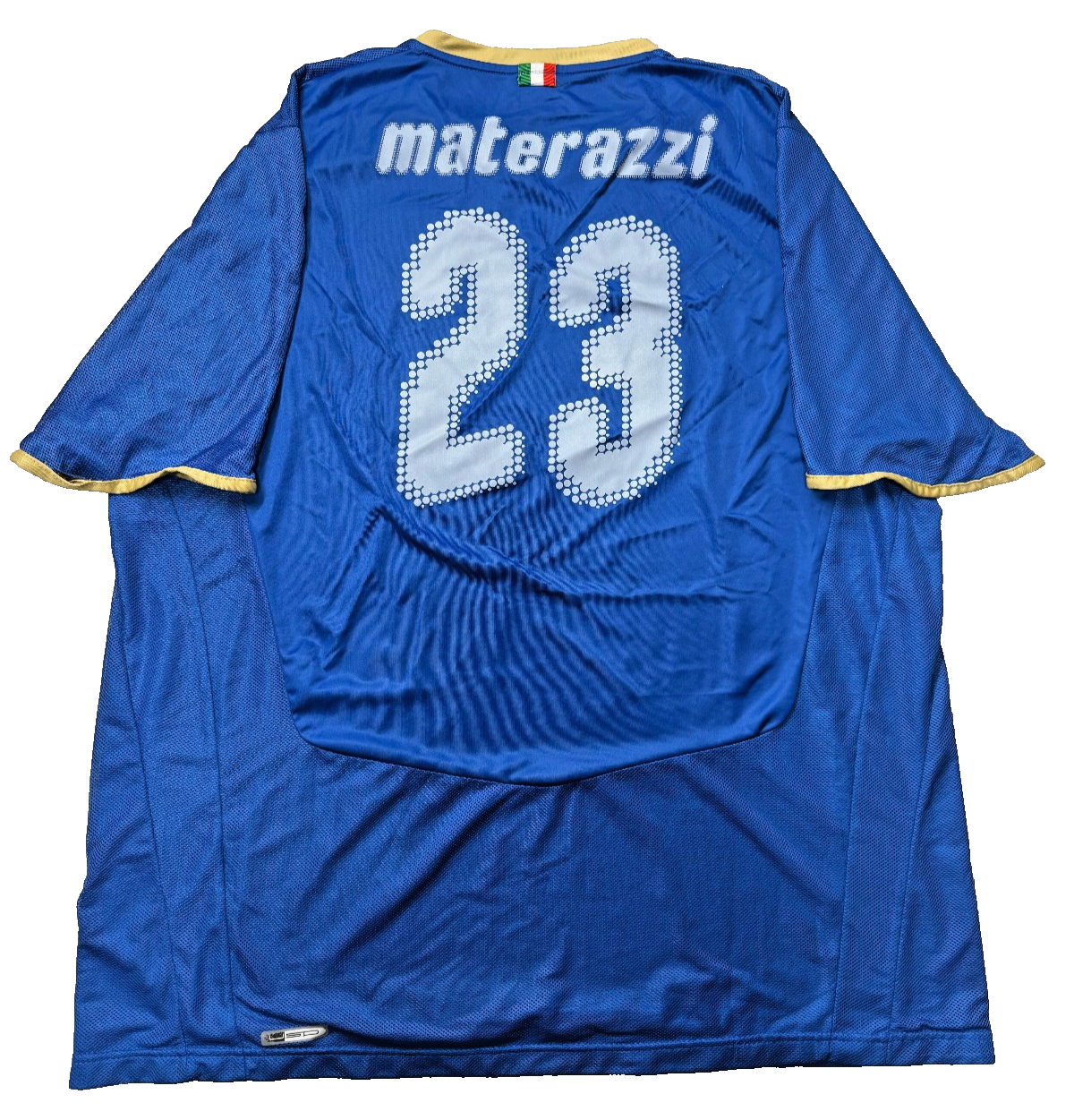 maglia calcio vintage Italia EURO 2008 store MATERAZZI home PUMA XXL
