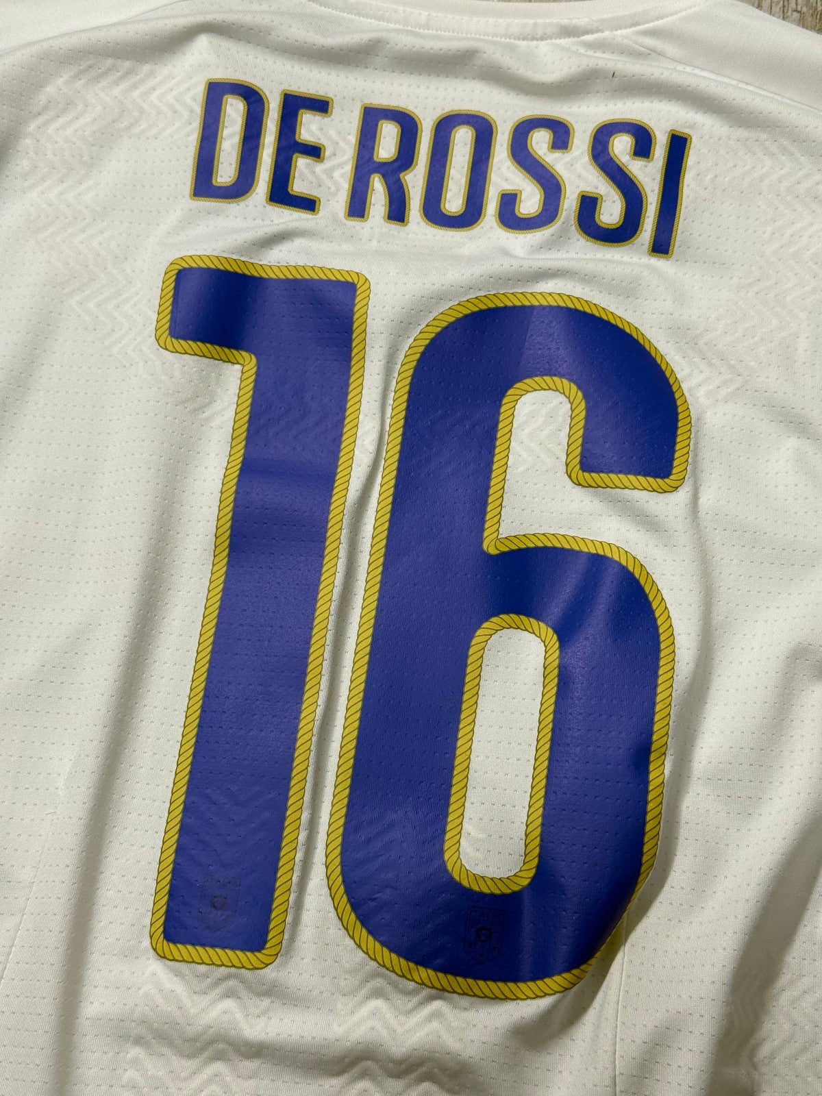 maglia calcio vintage Italia DE ROSSI World Cup 2014 Brasil PUMA player issue XL