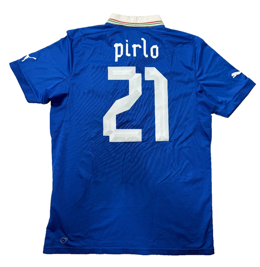 maglia italia PIRLO Euro 2012 Europei Jersey home L player issue Puma shirt