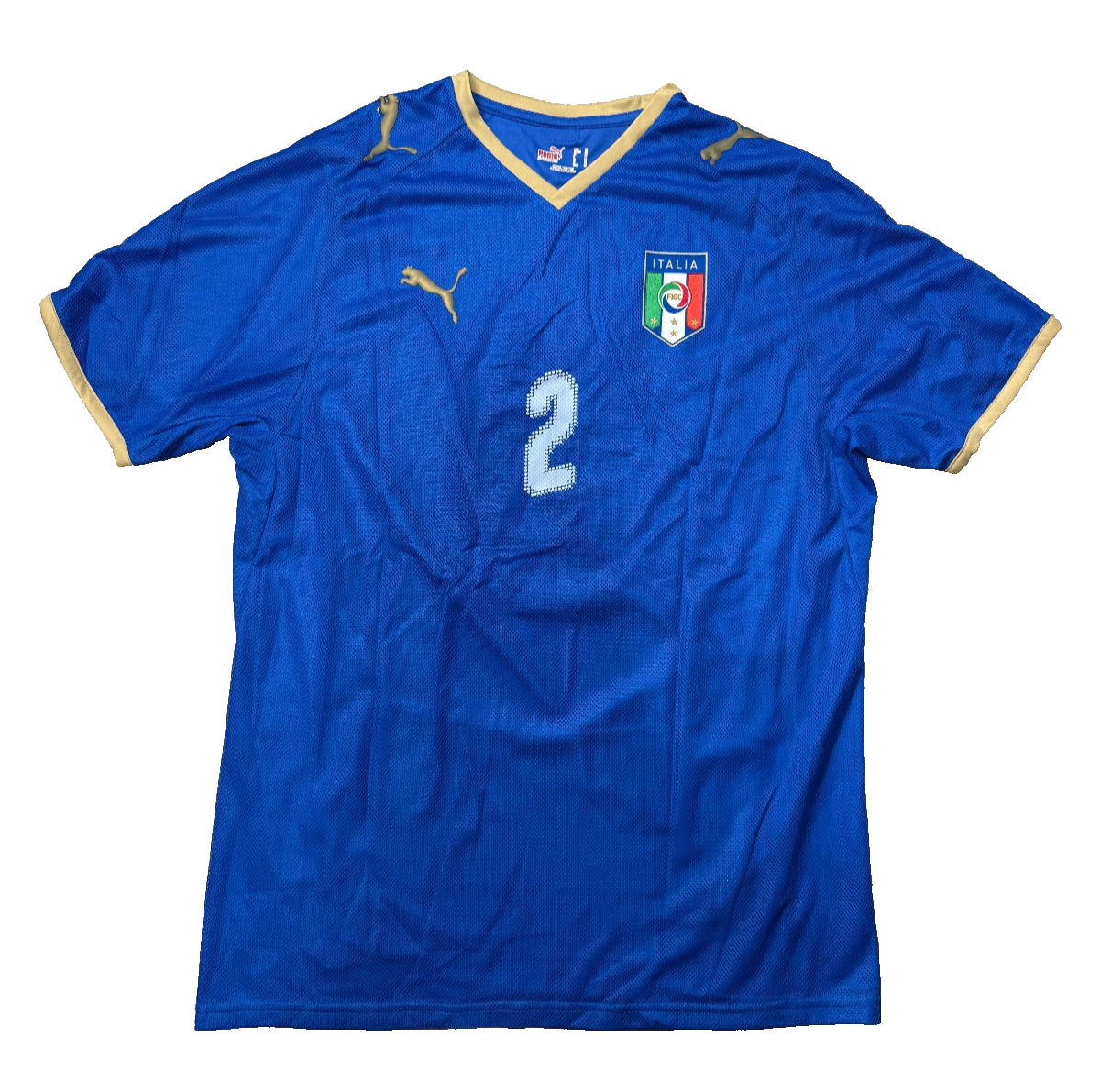 maglia calcio vintage Italia EURO 2008 store PANUCCI home PUMA M
