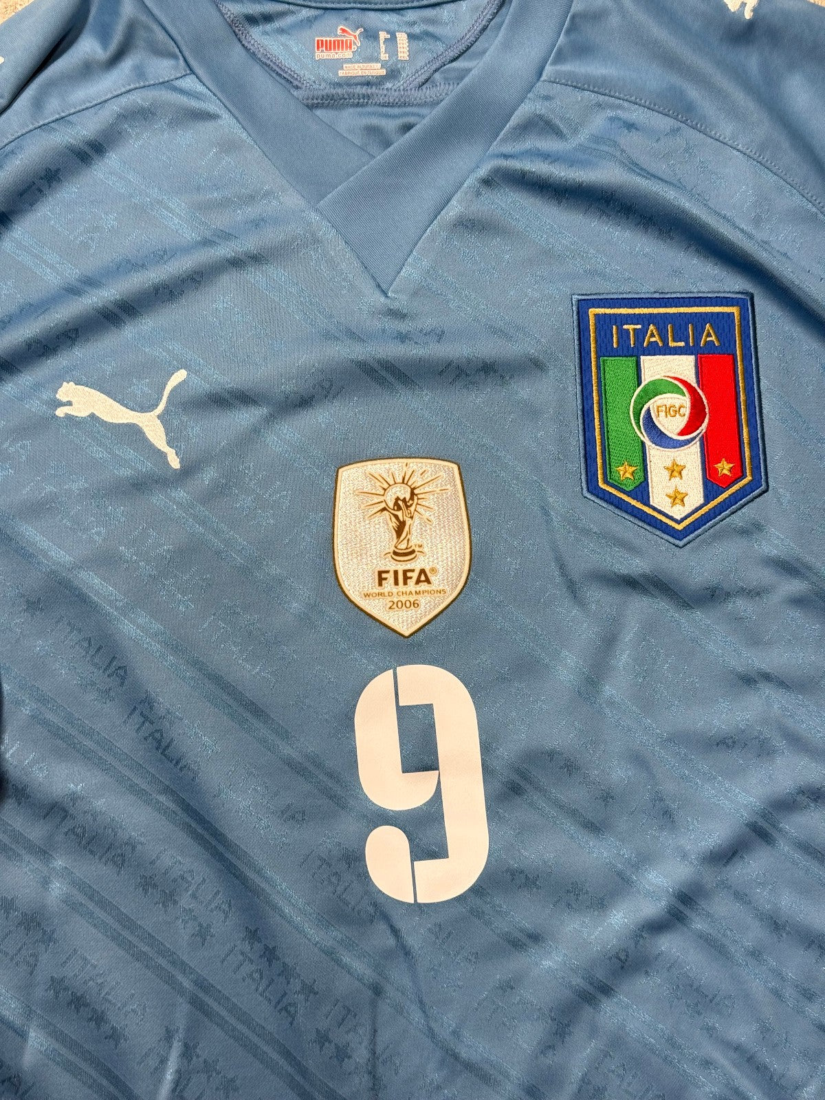 Italia Puma Confederations Cup 2009 Luca Toni #9 Maglia Football XXL jersey