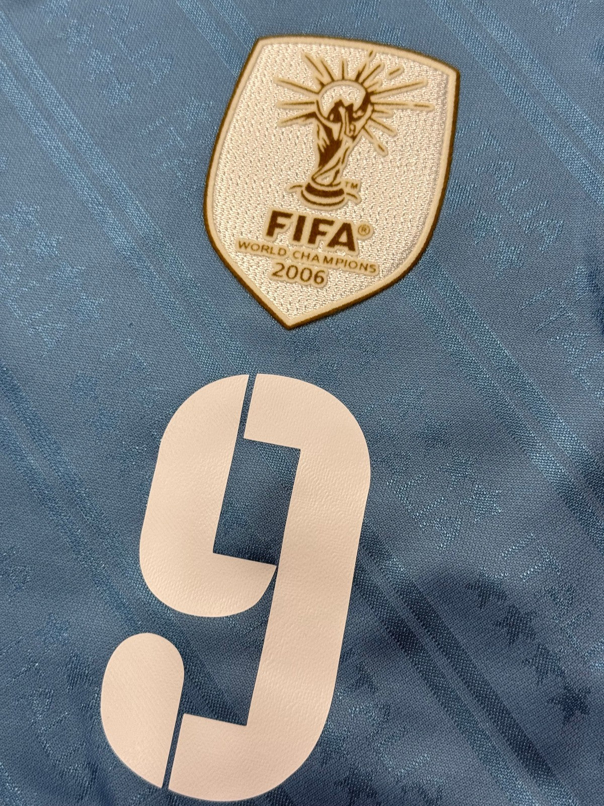 Italia Puma Confederations Cup 2009 Luca Toni #9 Maglia Football XXL jersey