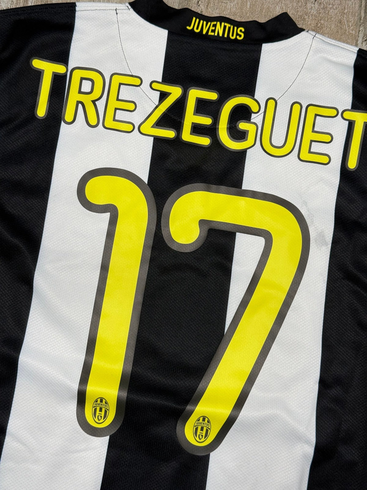 maglia calcio vintage Juventus TREZEGUET serie A  2009-10 home M NIKE