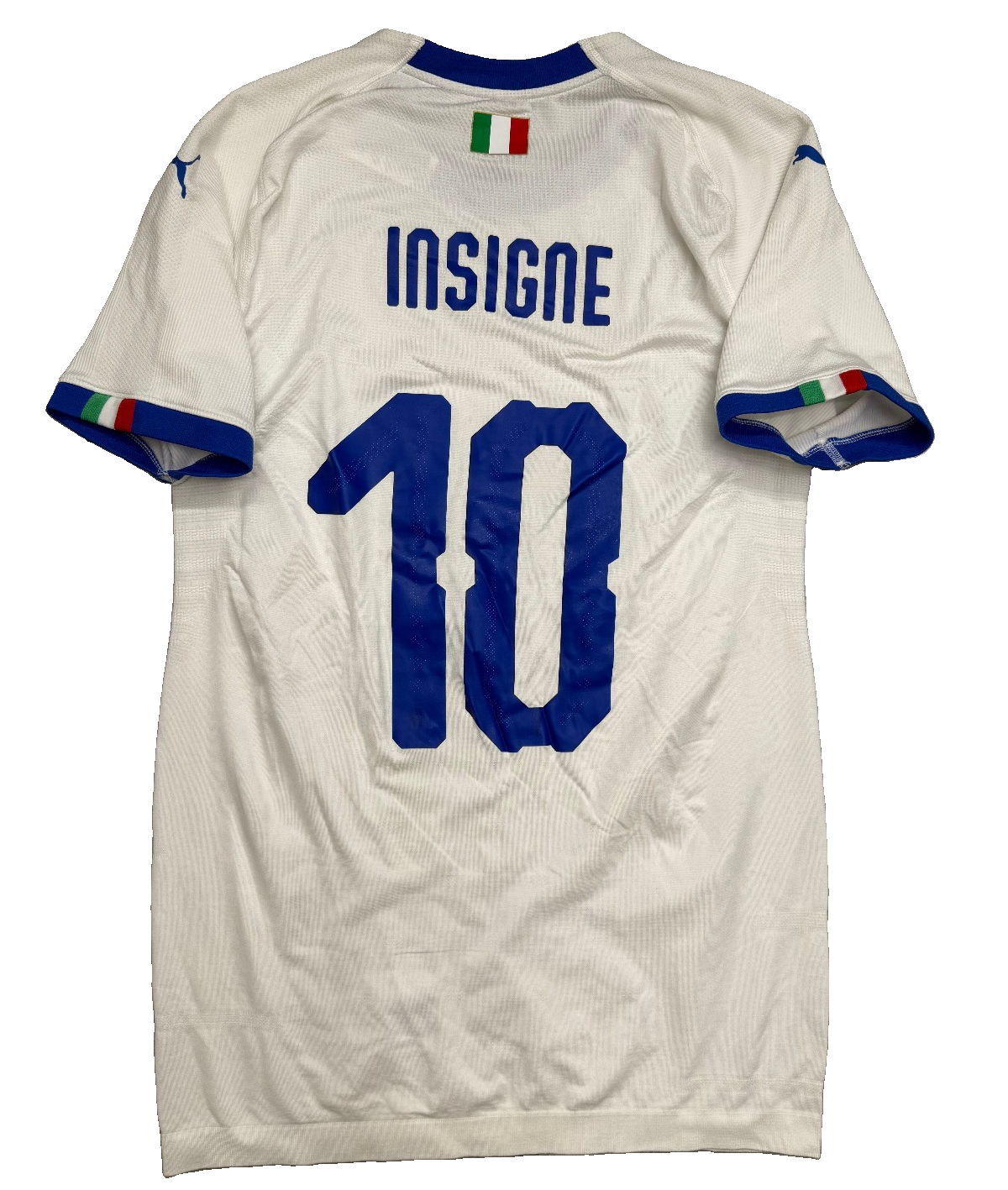 Italia shirt Puma 2018 Insigne 10 Maglia Away Nazionale Italiana L vs ARGENTINA