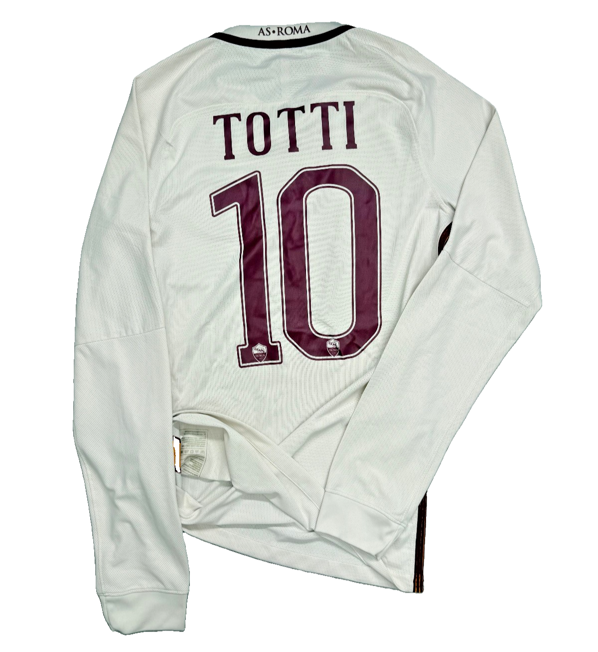 Maglia calcio vintage Roma TOTTI shirt 2016 2017 JERSEY NIKE player issue S