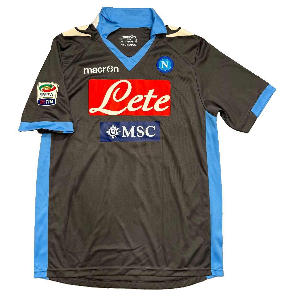 maglia calcio vintage Napoli Macron Hamsik 2011 2012 away LETE MSC M