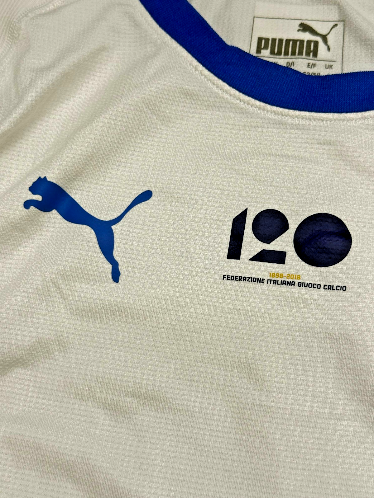 Italia shirt Puma 2018 Insigne 10 Maglia Away Nazionale Italiana L vs ARGENTINA