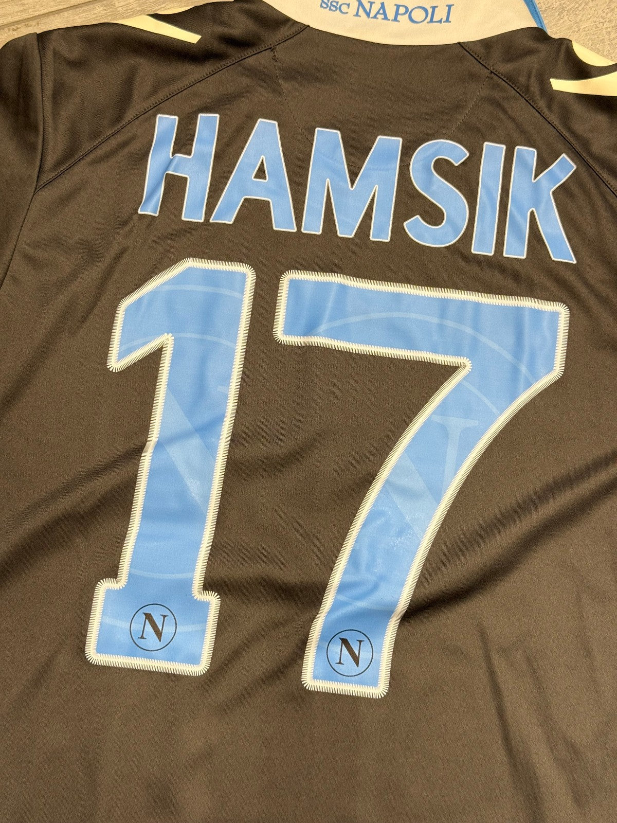 maglia calcio vintage Napoli Macron Hamsik 2011 2012 away LETE MSC M