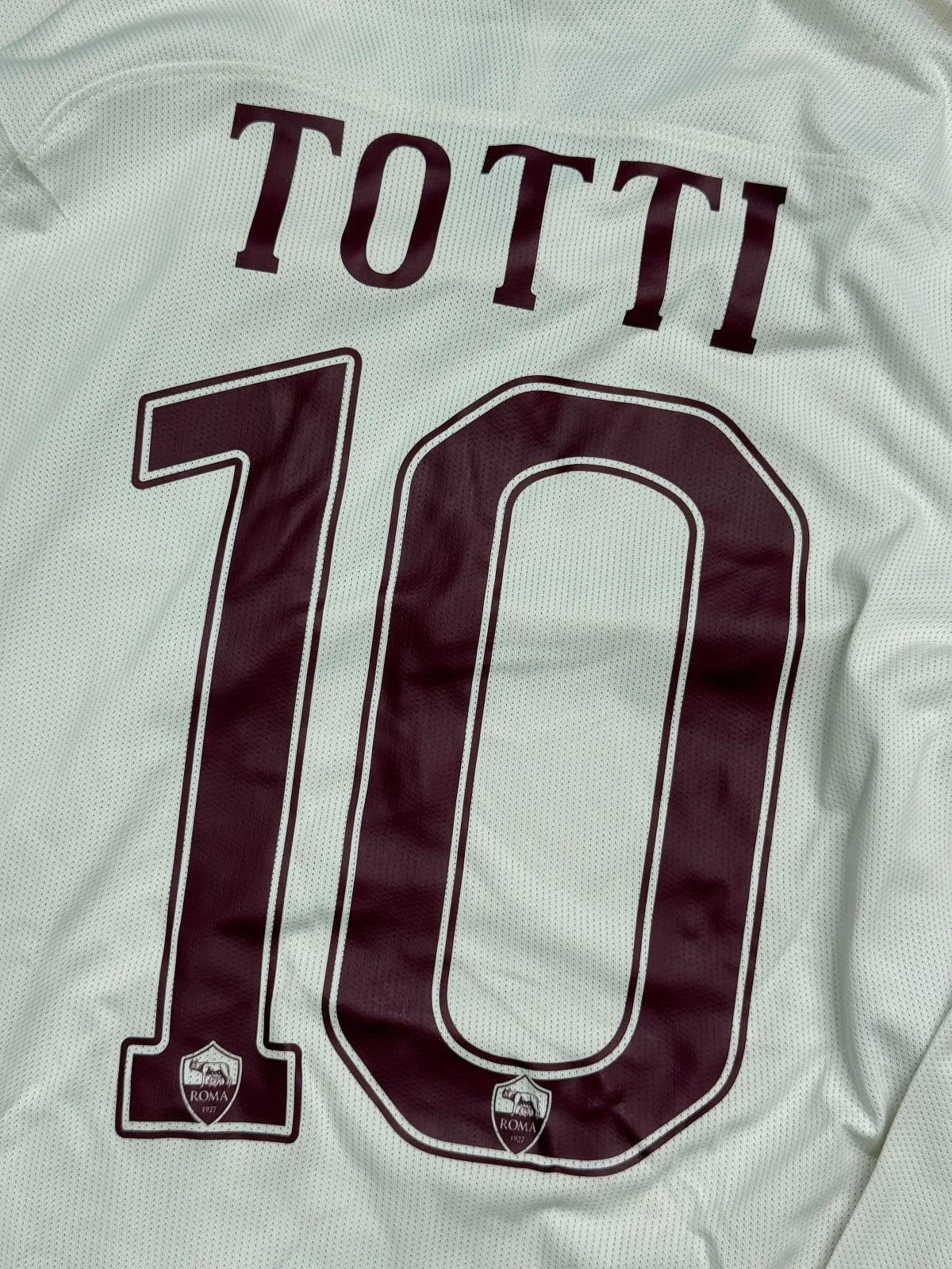 Maglia calcio vintage Roma TOTTI shirt 2016 2017 JERSEY NIKE player issue S