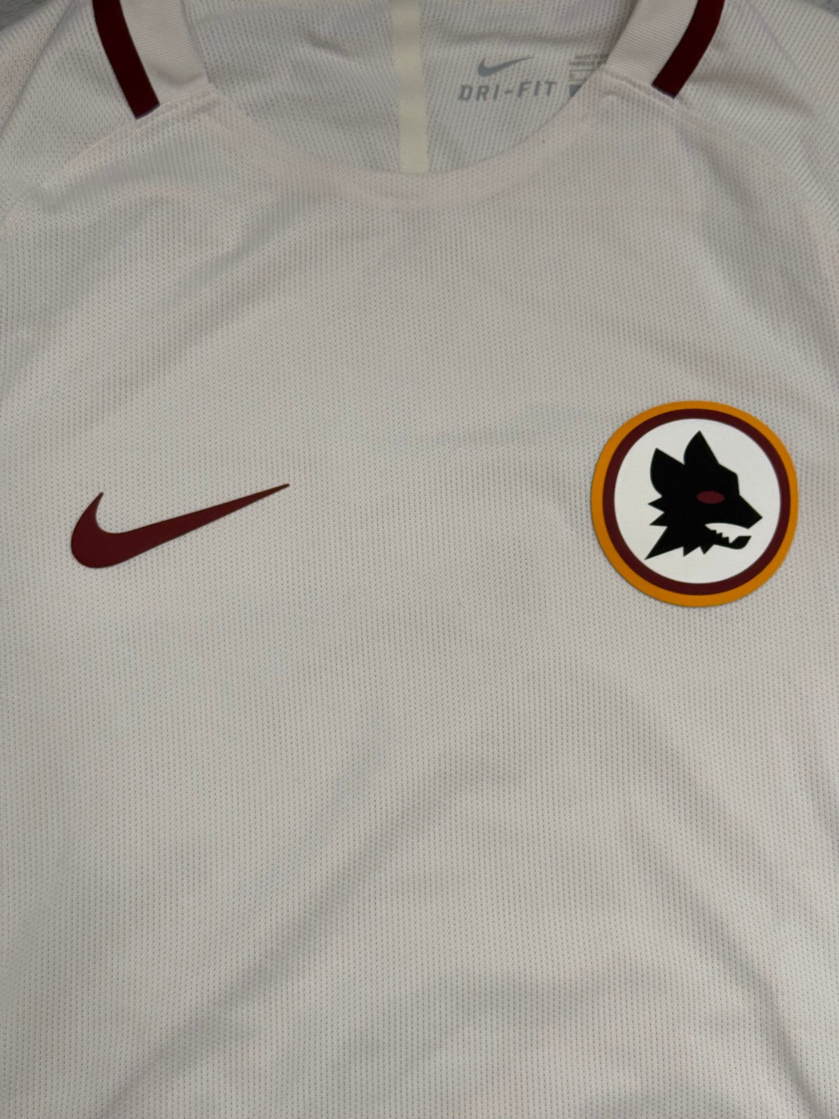 Maglia calcio vintage Roma TOTTI shirt 2016 2017 JERSEY NIKE player issue S