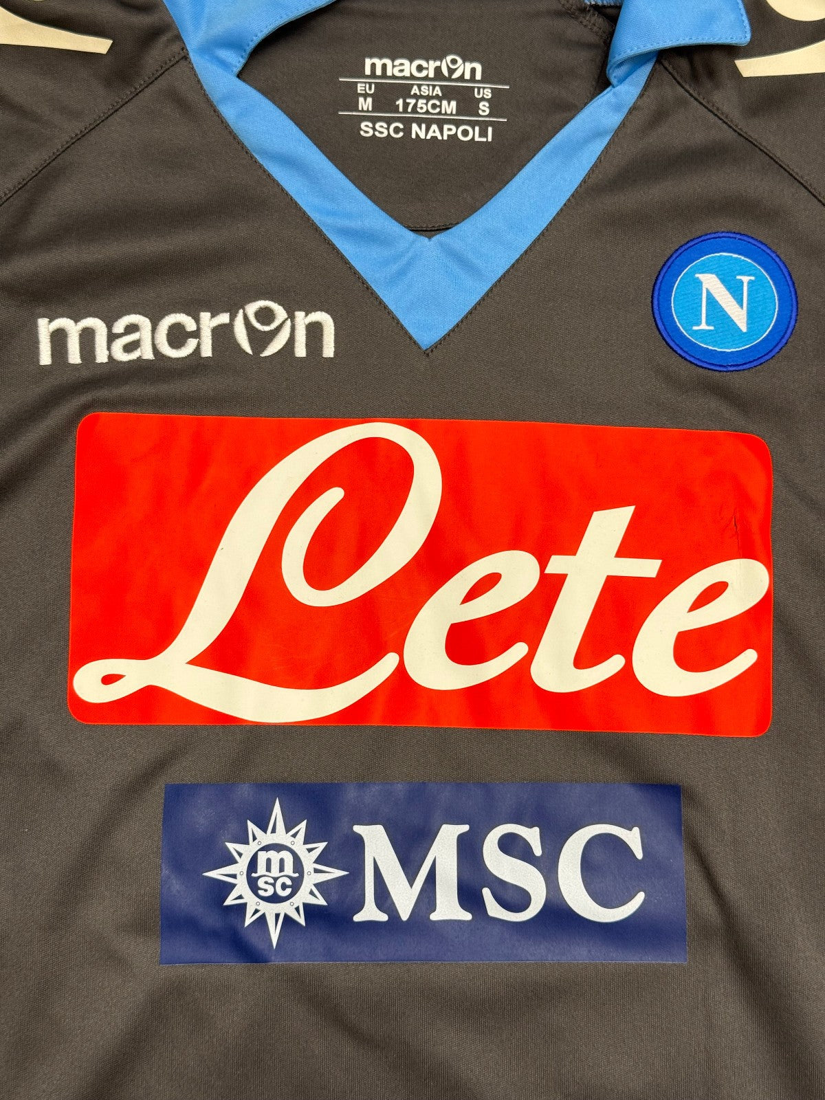 maglia calcio vintage Napoli Macron Hamsik 2011 2012 away LETE MSC M