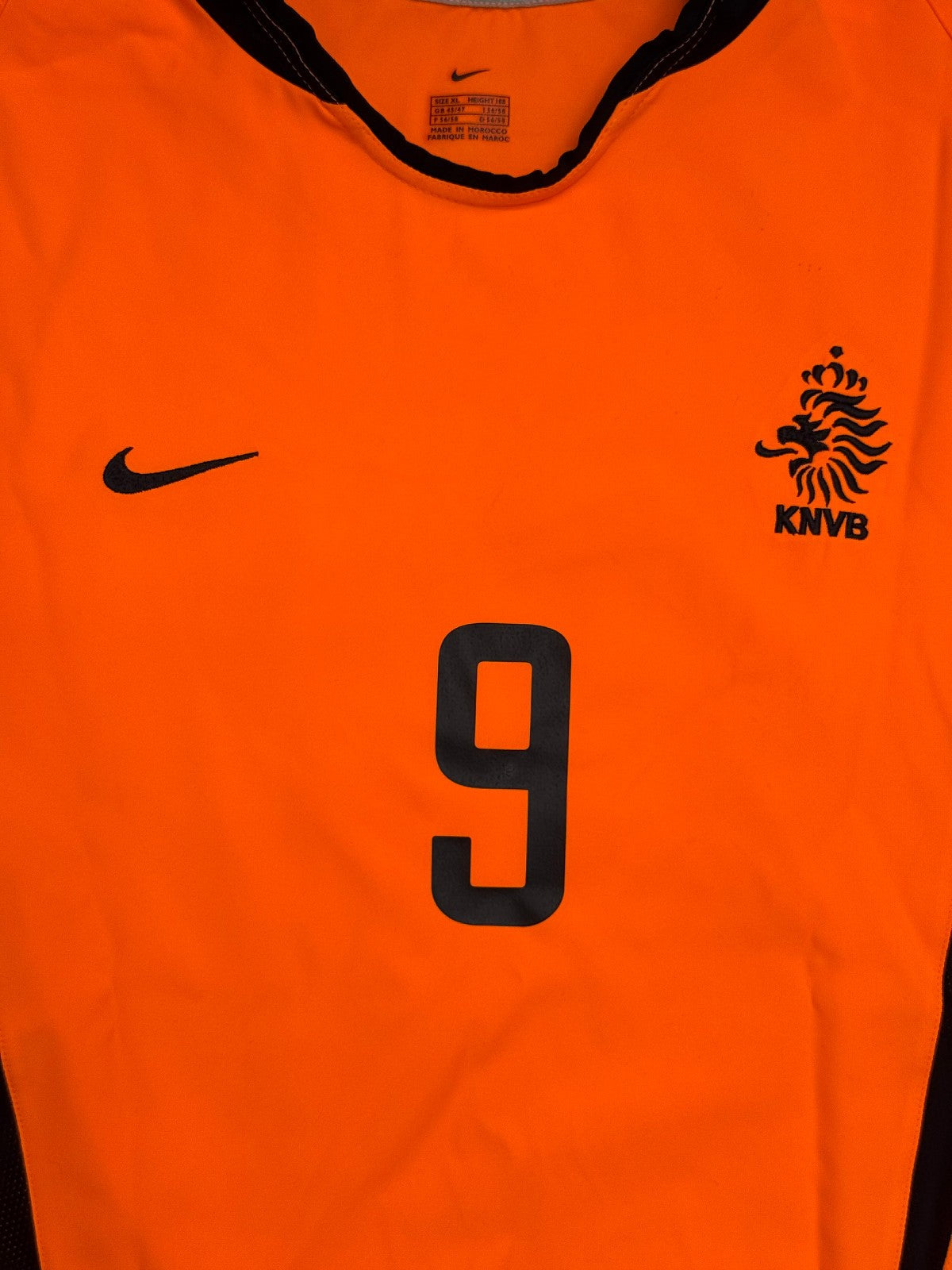 maglia calcio vintage Holland Olanda Netherlands Van Nistelrooy 2002 Nike