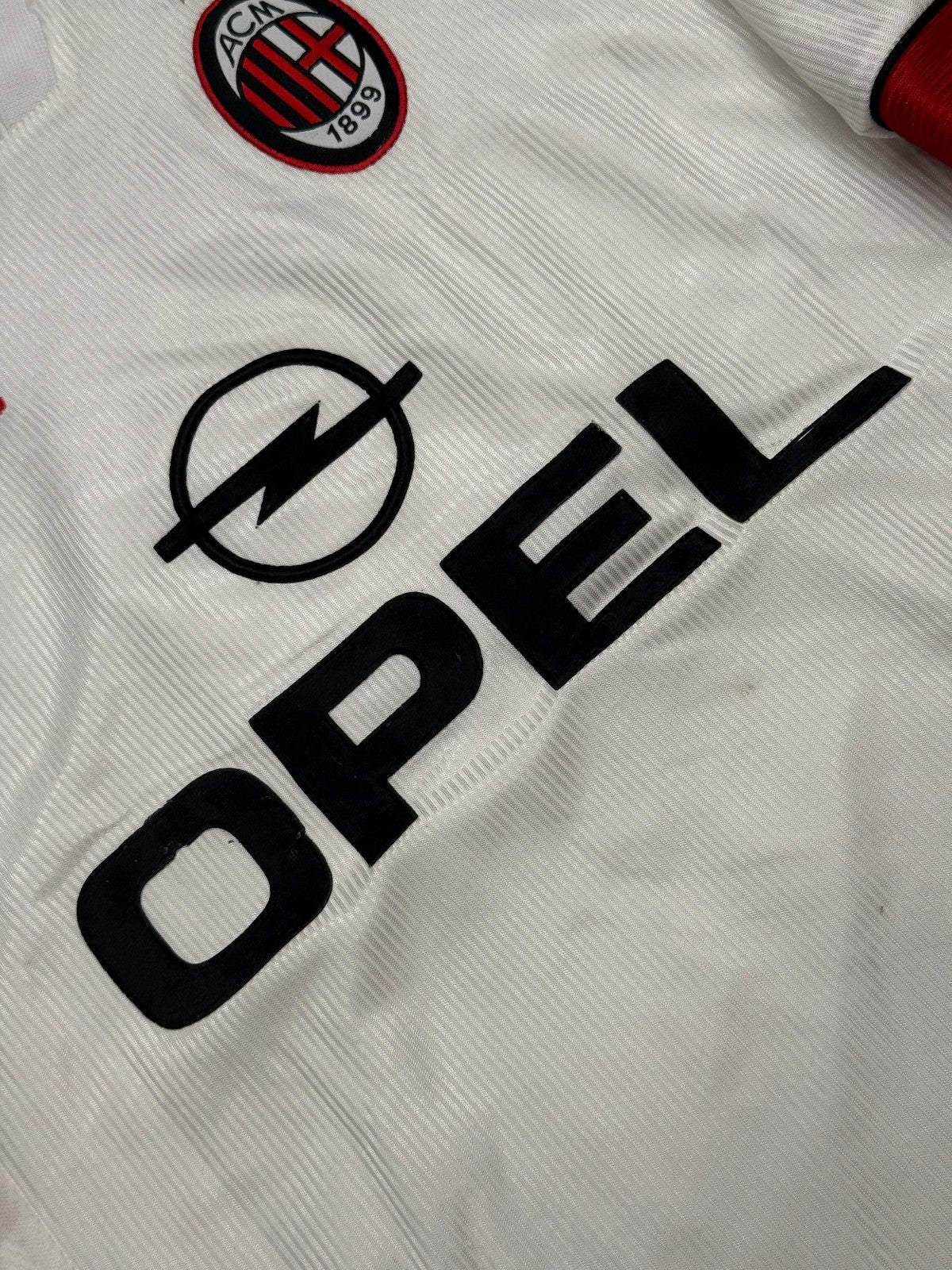 Maglia calcio vintage MALDINI shirt AC Milan Opel 1998 1999 Adidas away