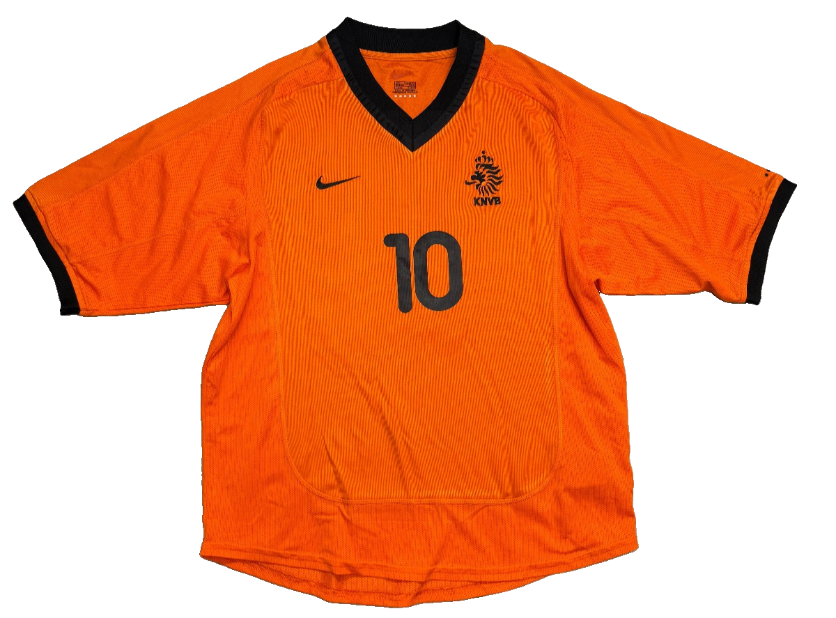 maglia calcio vintage Holland Olanda Netherlands Bergkamp EURO 2000 S Nike