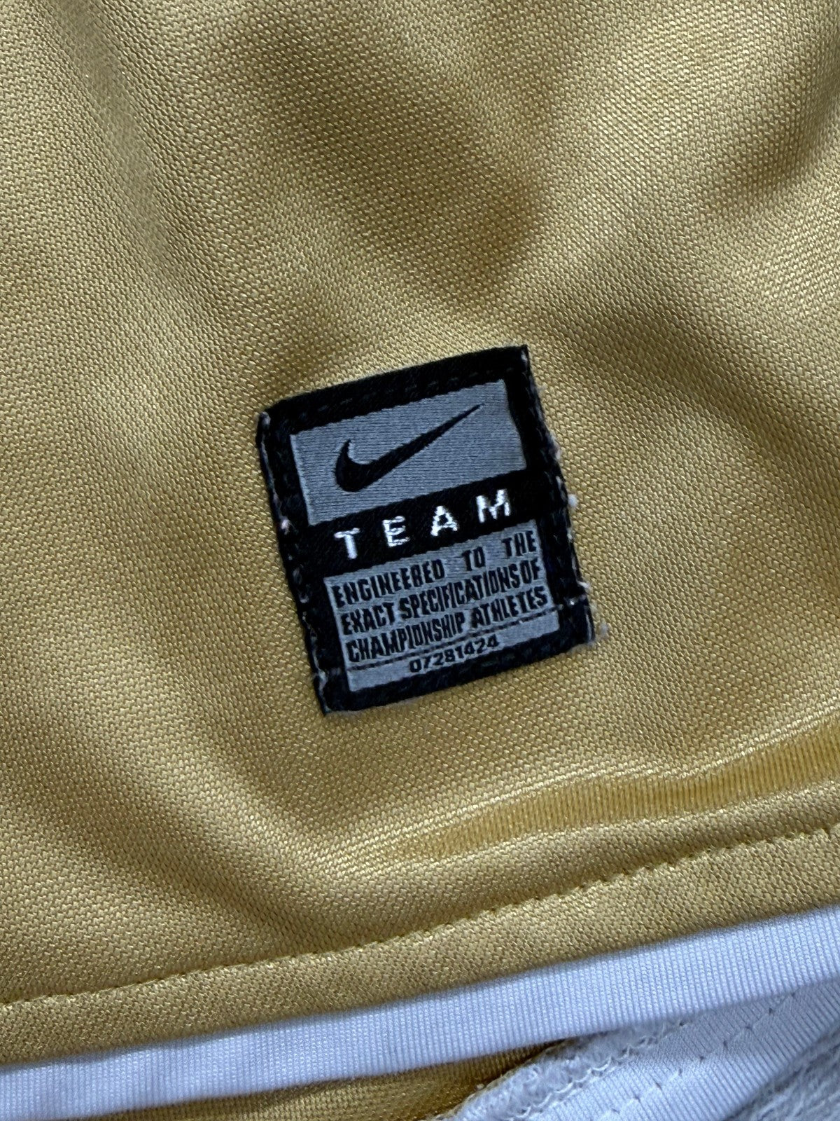 maglia calcio vintage Juventus Del Piero Champions League 2008 away oro L