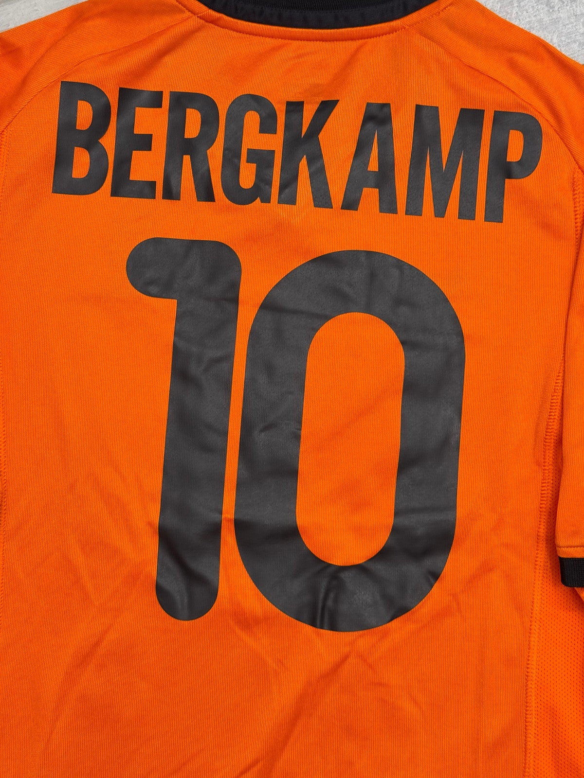 maglia calcio vintage Holland Olanda Netherlands Bergkamp EURO 2000 S Nike