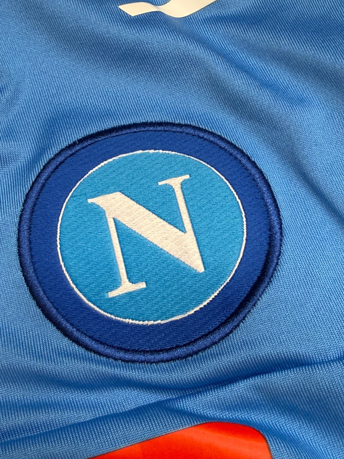 maglia calcio vintage Napoli Cavani home 2012 2013 shirt Jersey Macron L Lete