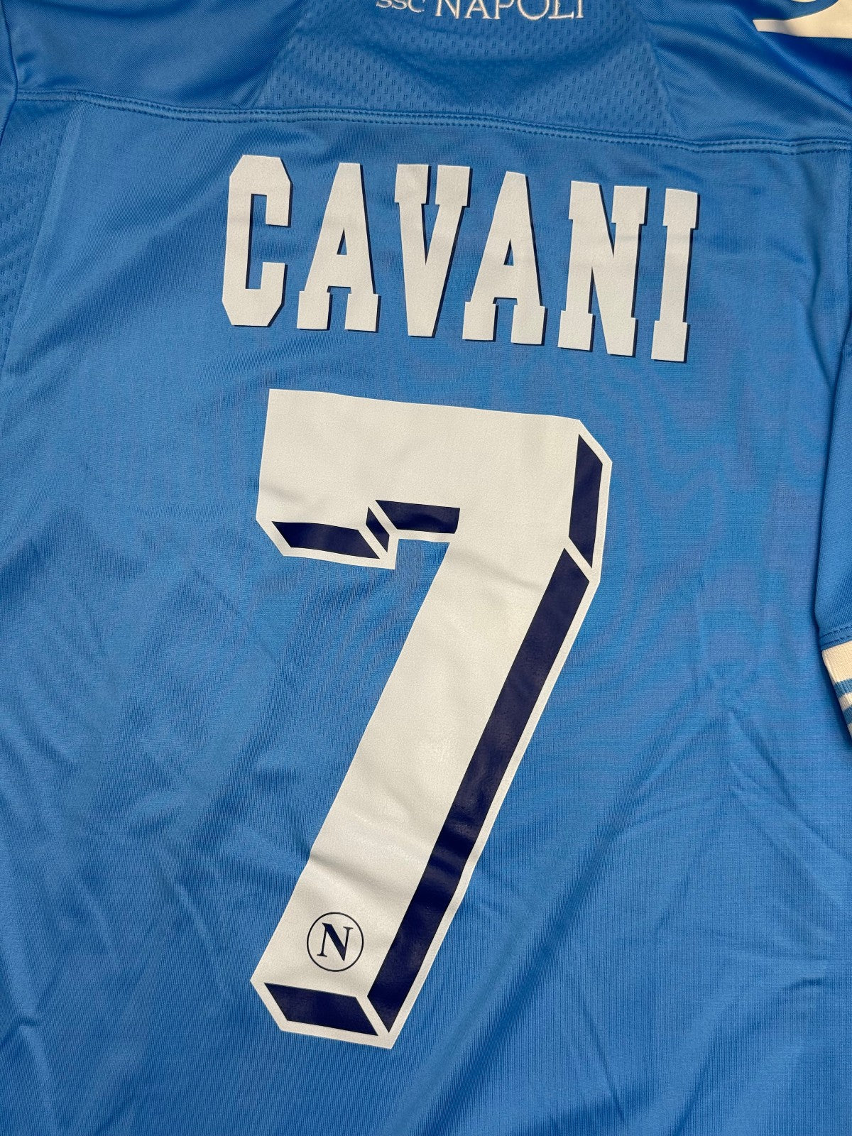 maglia calcio vintage Napoli Cavani home 2012 2013 shirt Jersey Macron L Lete