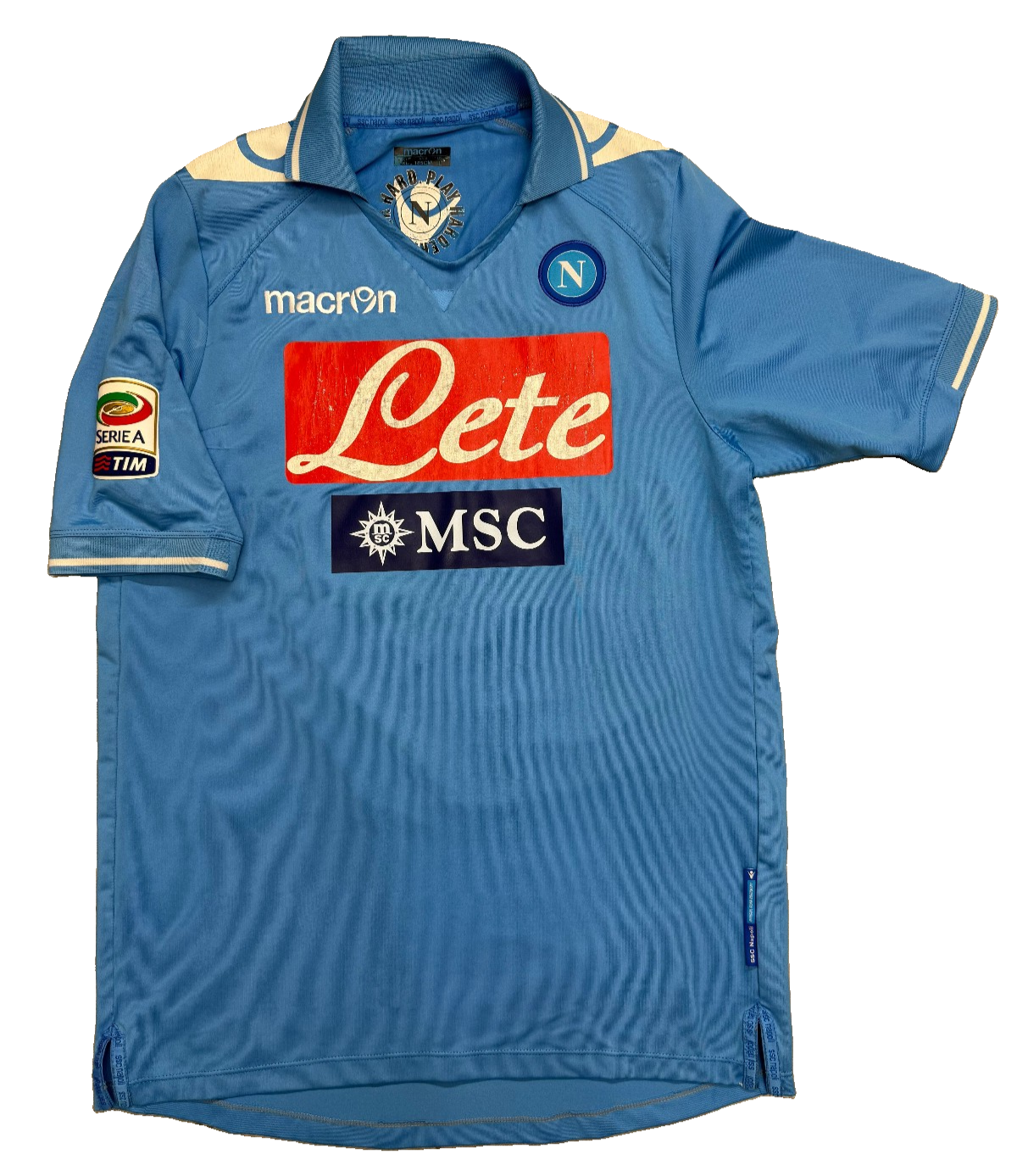 maglia calcio vintage Napoli Macron Hamsik 2011 2012 home LETE MSC XL